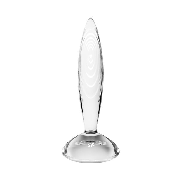 Satisfyer Sparkling Crystal Glass Dildo Transparent