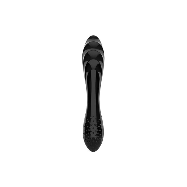 Dazzling Crystal 1 - Glass Dildo - Black