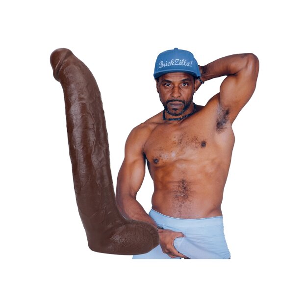 Doc Johnson Brickzilla Realistic ULTRASKYN Dildo 13" / 33 cm Chocolate