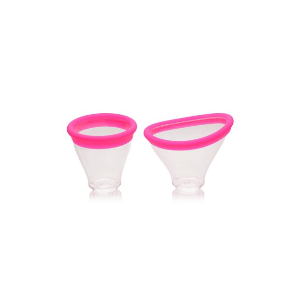 XR Brands Lickgasm Mini Vibrator mit Leck + Saugfunktion rosa