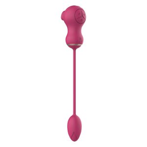 Essentials Flexible Dual Stimulator And Vibrating Egg Pink