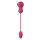 Essentials Flexible Dual Stimulator And Vibrating Egg Pink
