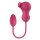 Essentials Flexible Dual Stimulator And Vibrating Egg Pink