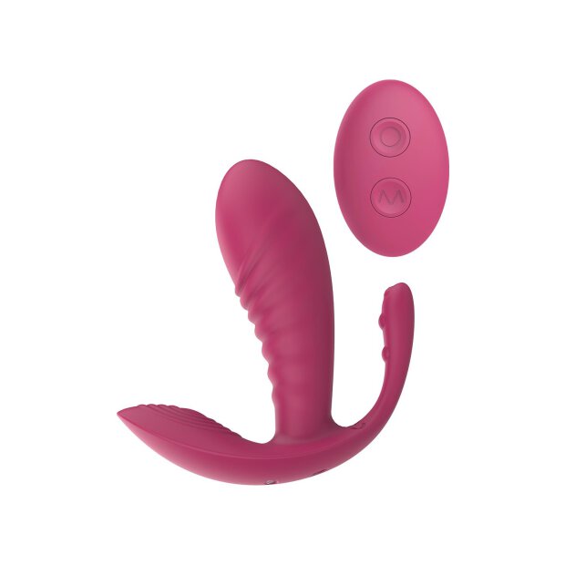 Essentials Triple Pleasure Vibe Pink