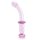 Glaze Glass Rosebud G-Spot Dildo - 19 cm