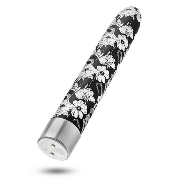 The Collection Eden 7 Inch Rechargeable Vibe Black