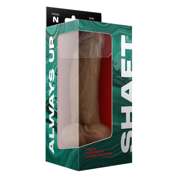 Shaft Model N 9,5 Inch Liquid Silicone Dong With Balls Oak 24,1 cm