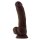 Shaft Model C 8,5 Inch Liquid Silicone Dong With Balls Mahogany 21,5 cm