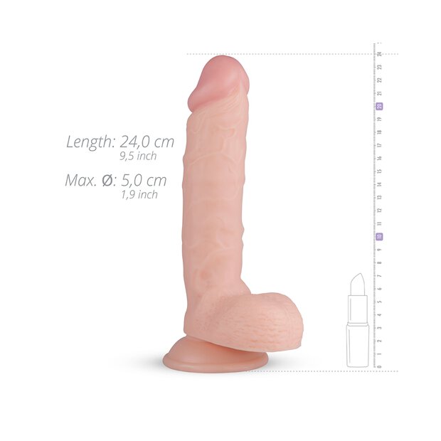 Glynn Realistic Dildo 25 cm