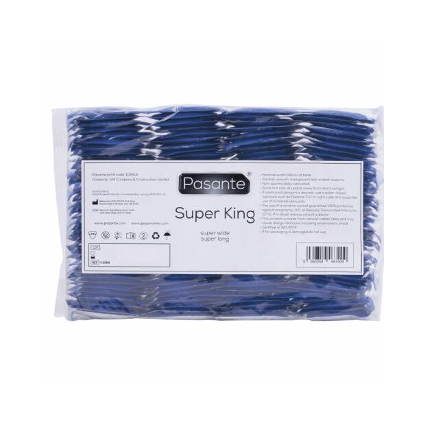 Pasante Super King Size Condoms - 144 Stück
