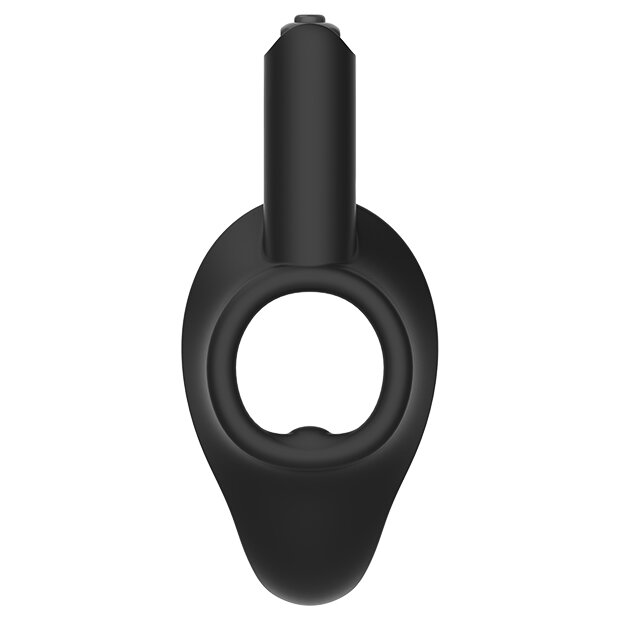 Doc Johnson Cock Jock Vibrating Silicone C-Ring 38 mm. - Black