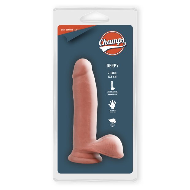 Champs Derpy Dual Density Dildo 7 inch / 17.5 cm