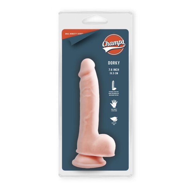 Champs Dorky Dual Density Dildo 7.6 inch / 19.5 cm