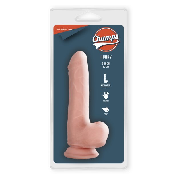 Champs Hunky Dual Density Dildo 8 inch / 20 cm