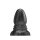 STRETCHR Ripple Butt Plug M Black Metallic - 13,5 cm