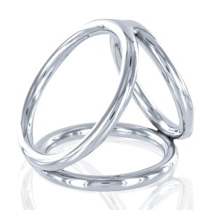 Stainless Steel Triple Cockring L 45/50/55 mm
