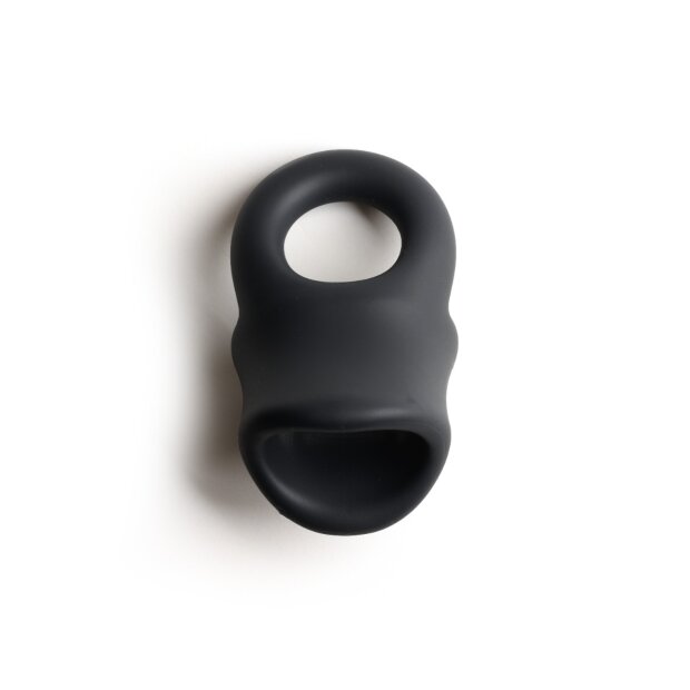 Sport Fucker Liquid Silicone Baller Ring Schwarz