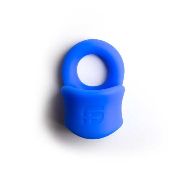 Sport Fucker Liquid Silicone Baller Ring Bleu