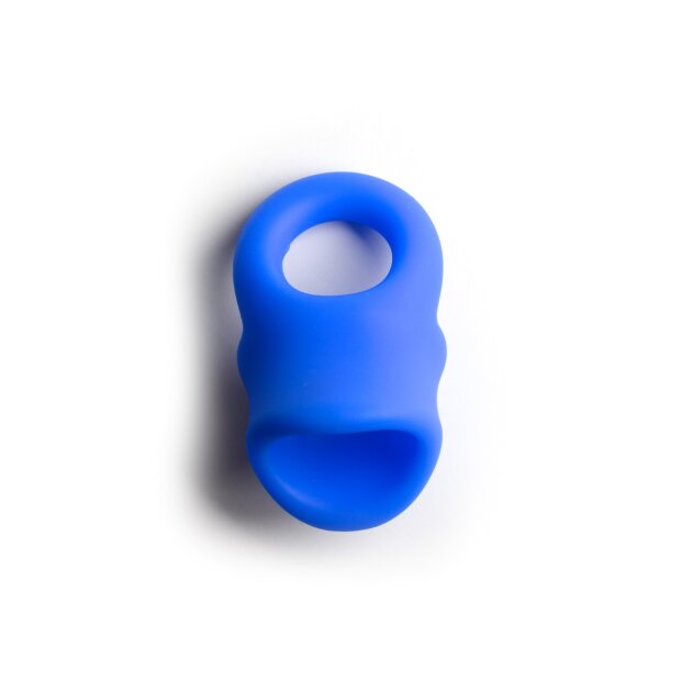 Sport Fucker Liquid Silicone Baller Ring Bleu