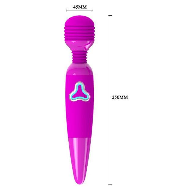 Pretty Love Body Wand Stimulator Head 45 mm Purple