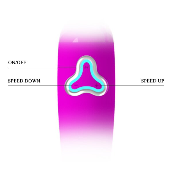 Pretty Love Body Wand Stimulator Head 45 mm Purple