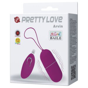 Pretty Love Arvin Wireless Vibro Egg purple