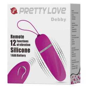 Pretty Love Debby Purple Vibro Egg