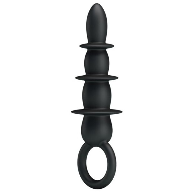 Pretty Love Analplug Areas Schwarz 3,7 cm