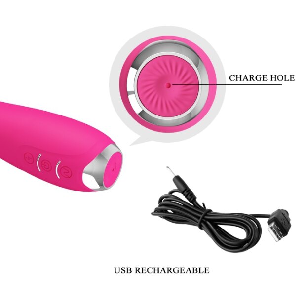 Pretty Love Elektro Vibrator Hector Pink