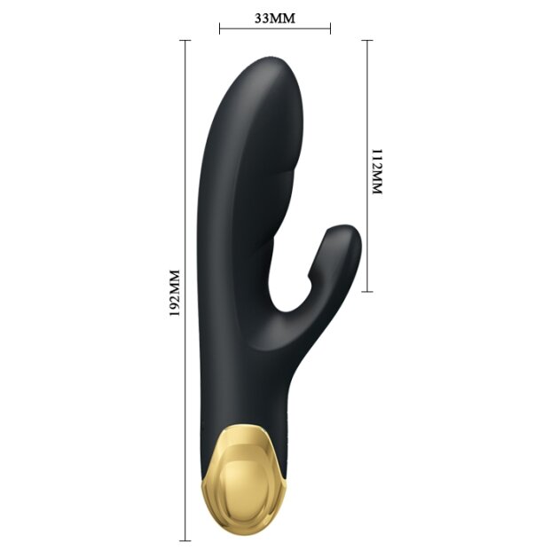 Pretty Love Vibrator Rabbit Royal Black