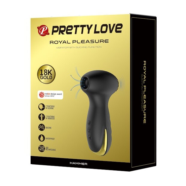 Pretty Love Clitoris Stimulator Hammer Black