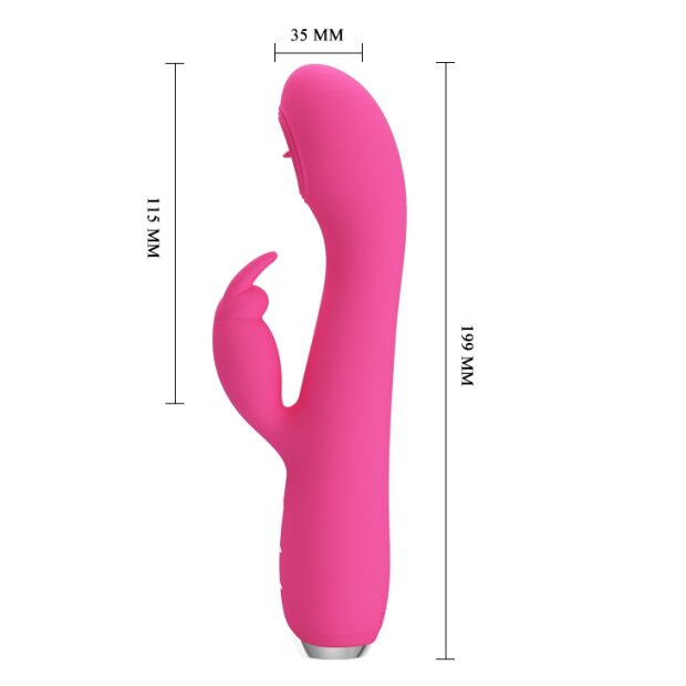 Pretty Love Vibro Rabbit Licking Rachel Pink