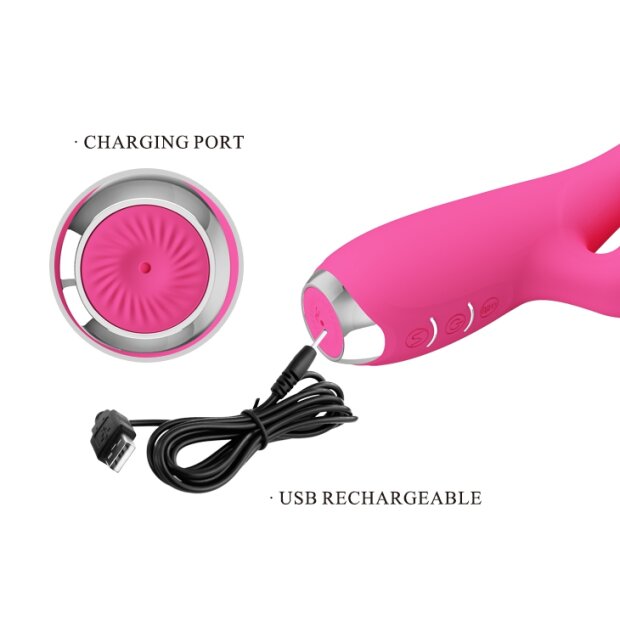 Pretty Love Vibro Rabbit Licking Rachel Pink