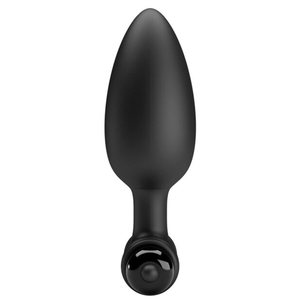 Pretty Love anal plug vibrating black 3,8 cm