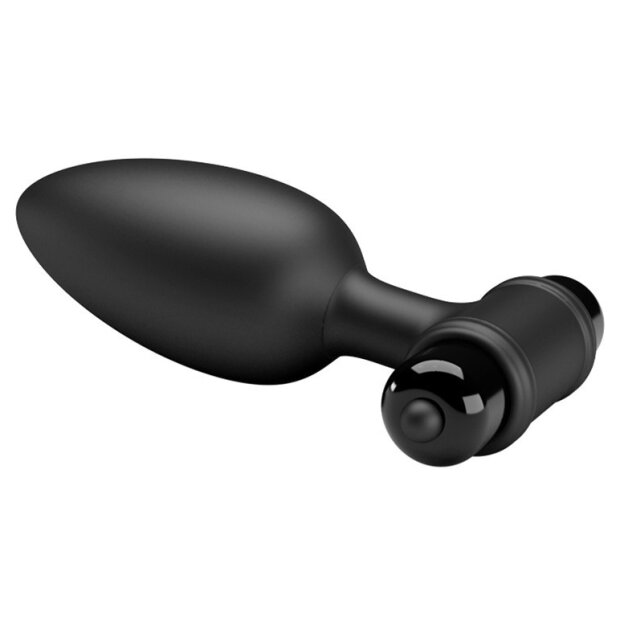 Pretty Love anal plug vibrating black 3,8 cm