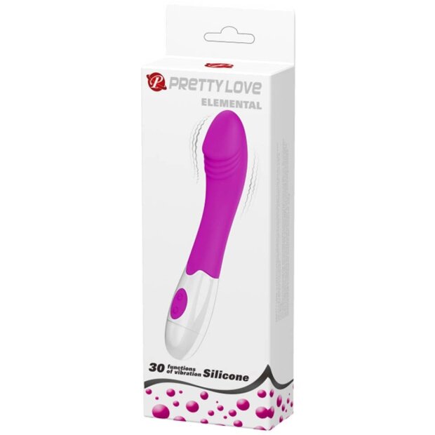 Pretty Love Elemental Vibrator Lila - Weiß