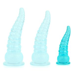 TroppedMonster Dildo Winkle S türkis