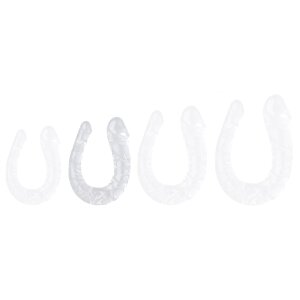 ClearlyHorny Doppeldildo transparent U Jelly M