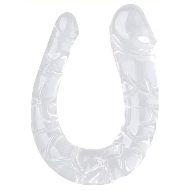 ClearlyHorny Doppeldildo transparent U Jelly L
