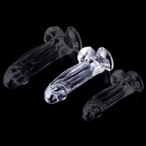 ClearlyHorny Dildo Kolk M transparent 14 cm