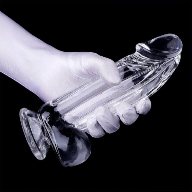 ClearlyHorny Godemiché Kolk L transparent 16 cm