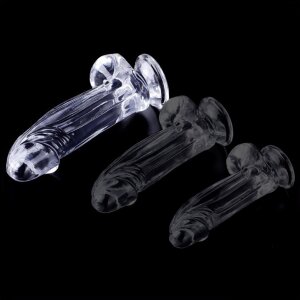 ClearlyHorny Dildo Kolk L transparent 16 cm