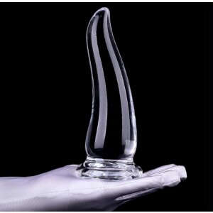 ClearlyHorny transparenter Plug Gazox L