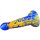 MetallicAnal Fantasy Ninja Dildo Gold Bleu 16 cm