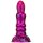 MetallicAnal Fantasy Peern Dildo Schwarz Lila 17 cm