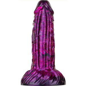 MetallicAnal Dildo Fantasy Gentax Schwarz Lila 16 cm