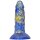 MetallicAnal Dildo Fantasy Bulstrix Bleu Or 15 cm