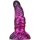 MetallicAnal Dildo Fantasy Nirp Black Purple 15 cm