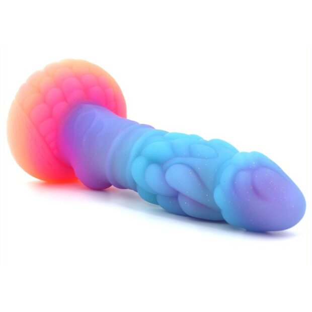 unicorny Mushroom Head Dildo glowing 22 cm