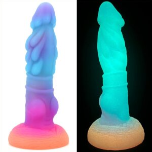 unicorny Mushroom Head Dildo glowing 22 cm